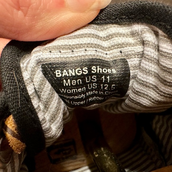 BANGS shoes rubber toe and leather laces - Picture 4 of 4